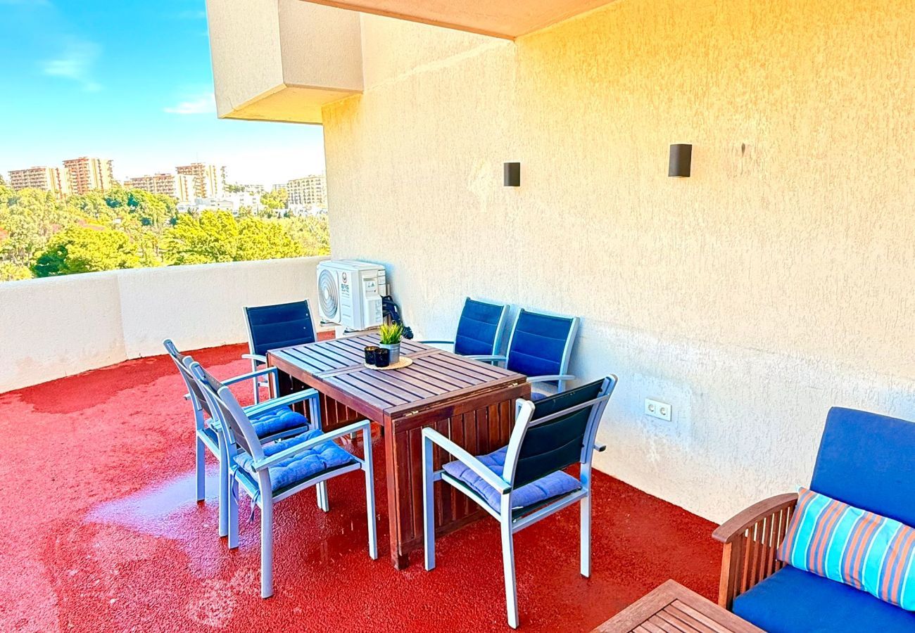 Apartment in Benalmádena - Apartment Large Terrace Sea & Mountain Benalbeach