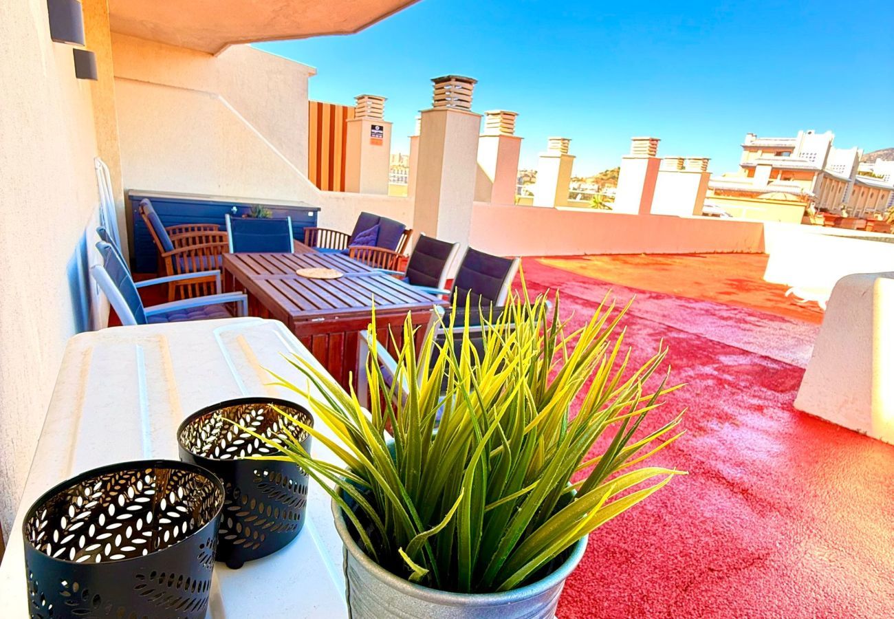 Apartment in Benalmádena - Apartment Large Terrace Sea & Mountain Benalbeach
