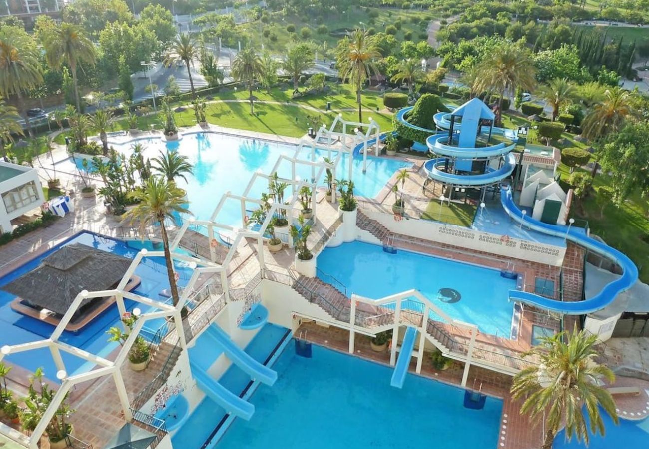 Apartment in Benalmádena - Sea View Studio with Pool in Benalbeach