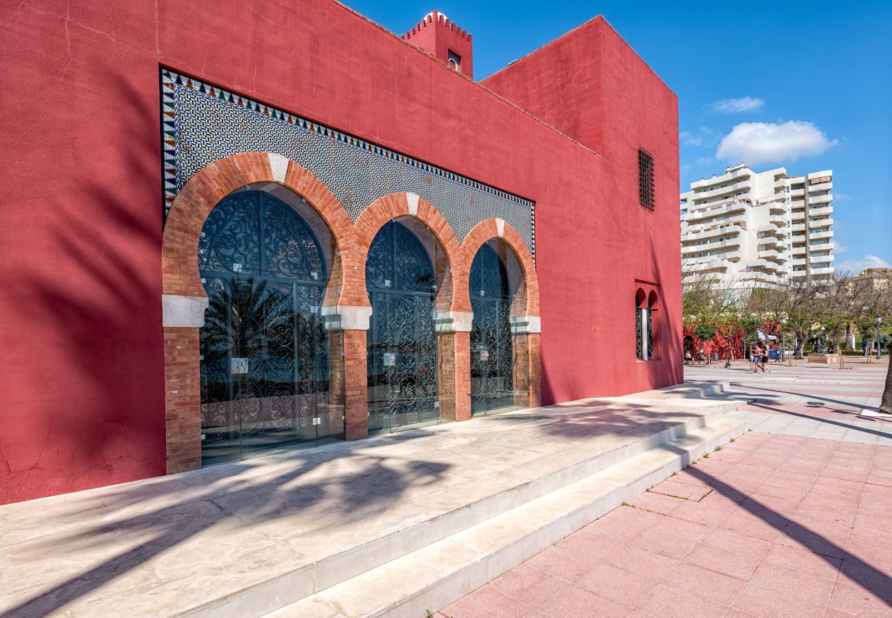 Apartment in Benalmádena - Sea View Studio with Pool in Benalbeach